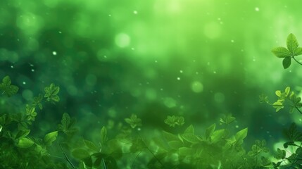 abstract background with floral and geometric textures in green tones.one of a series. copy space. 