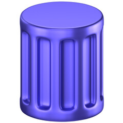 3D illustration of an abstract object