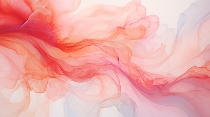 Fototapeta na wymiar pink smoke on white. Generative Ai. 