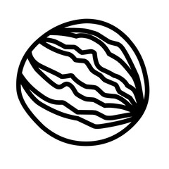 Fruit line icon