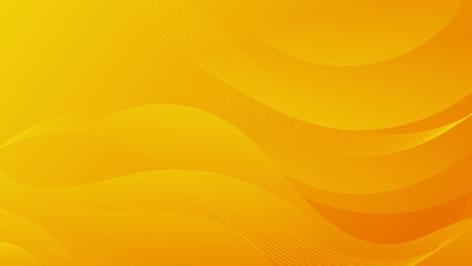 Abstract Yellow liquid background. Modern background design. gradient color. Dynamic Waves. Fluid shapes composition. Fit for website, banners, wallpapers, brochure, posters