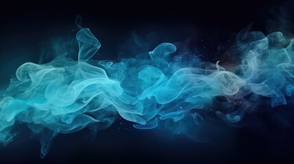 Fototapeta premium Colorful abstract smoke explosion on black background, Steam and fog in colorful fantasy.