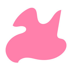 Pink vectors abstract shapes