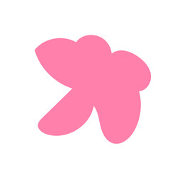 Pink vectors abstract shapes