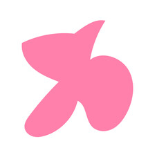 Pink vectors abstract shapes