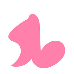 Pink vectors abstract shapes