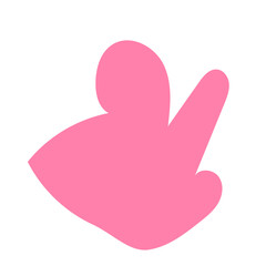 Pink vectors abstract shapes