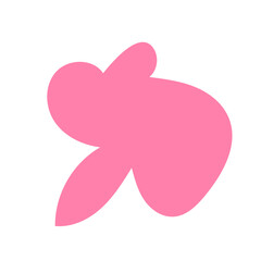 Pink vectors abstract shapes