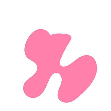 Pink vectors abstract shapes