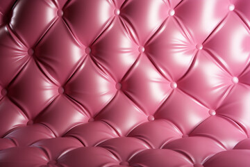 Pink quilted blanket effect background. Generative AI