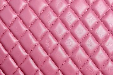 Light pink quilted rhombs background. Generative AI