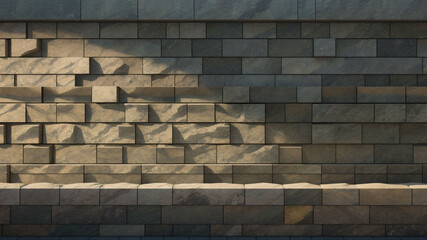 light of stone wall, texture, wallpaper