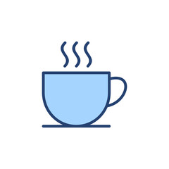 coffee cup icon vector. cup a coffee sign and symbol