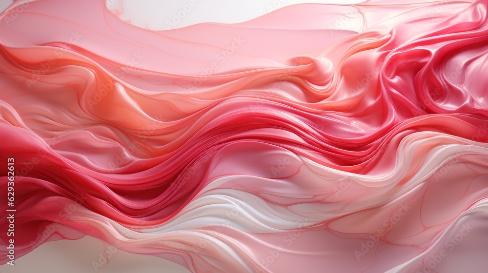 Wall mural a background of a flowing marble like liquid paint pattern. generative ai.