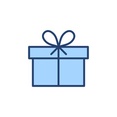 Gift icon vector. gift sign and symbol. birthday gift