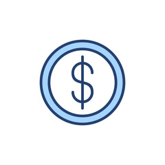 Money icon vector. Money sign and symbol