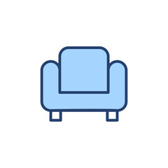 Sofa icon vector. sofa sign and symbol. furniture icon