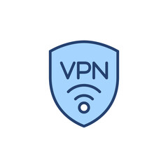 Vpn icon vector. Private network sign and symbol. virtual private network icon.