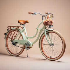 Deurstickers Fiets vintage bicycle