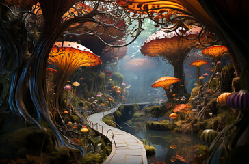 "Le jardin des arbres dansant"