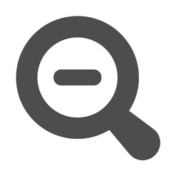 Zoom find icon symbol image vector. Illustration of the search lens design image