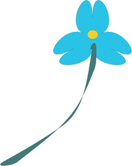 blue flower