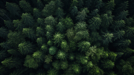 Topdown View of Forest