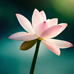 beautiful lotus flower, Created using Ai generative