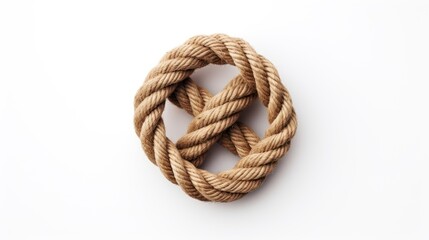 Rope isolated on white