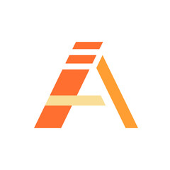 Monogram design vector logo. Monogram initial letter mark A logo design. Monogram design vector logo. Monogram initial letter mark A logo design simple A monogram