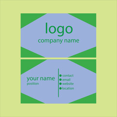 Business Card design vector templet