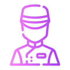 bellboy Line Gradient Icon