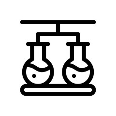 chemistry line icon