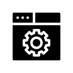 development glyph icon