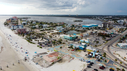 Fort Myers Beach, FL ten months after Hurricane Ian