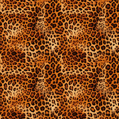 Leopard Skin Print Pattern Background 1