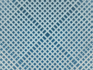 青の壁に白の格子ラインの背景素
