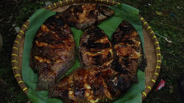 VERY DELICIOUS GRILLED GURAME FISH