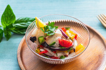 タコのセビーチェ