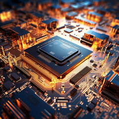 Fototapeta premium computer circuit board