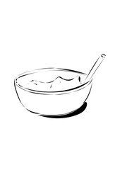 Schüssel mit Teig