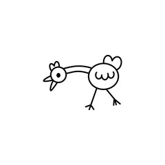 chicken cartoon vector 4