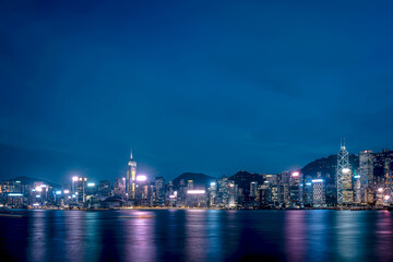 Fototapeta na wymiar Hong Kong Skyline at Night
