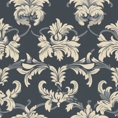 Seamless texture of classic wallpaper