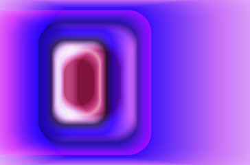 Abstract blue rounded square background with gradient frame and space for your text. Vector illustration eps 10
