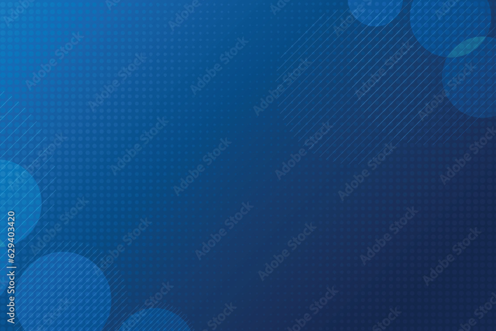 Poster technology background with science concept and redial shape. abstract blue template for presentation