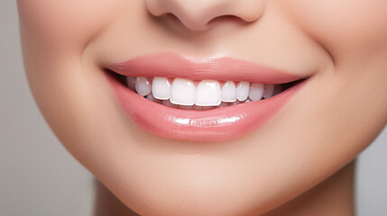 Fototapeta premium 女性の口元