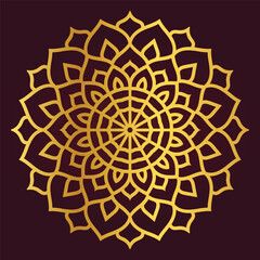 Vector Indian Flower Mandala design