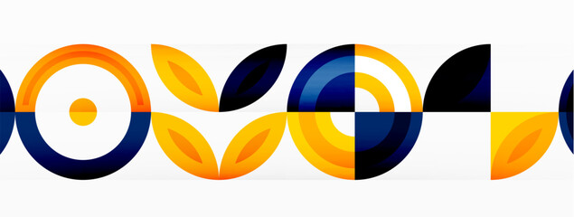 Colorful circles abstract background. Hi-tech design for wallpaper, banner, background, landing page, wall art, invitation, prints, posters