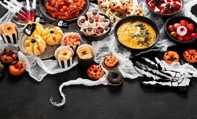 Halloween food ideas for a family dinner.